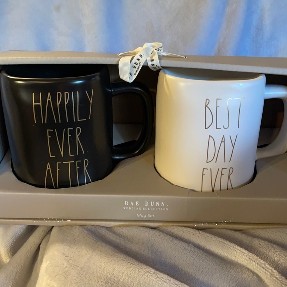 Rae Dunn “Wedding Collection”- “Best Day Ever &..”